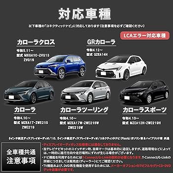 Amazon.co.jp: TVキャンセラー カローラクロス 10系 13系 ルート